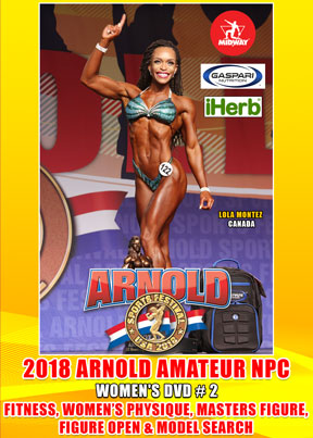 2018 Arnold Amateur NPC Women's DVD # 2 Figure, Fitness Etc DVD