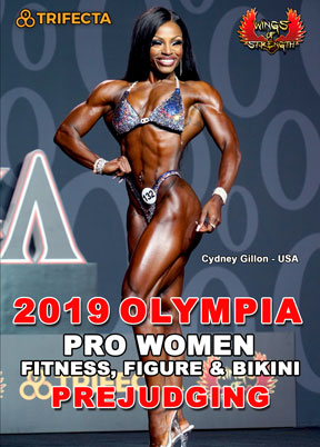 2019 Women's Olympia Pro Women Prejudging DVD